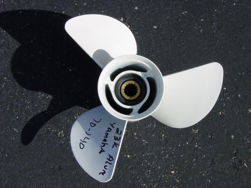Yamaha 13 x 23-k aluminum propeller 70-140hp outboards - free shipping! 1 of 2