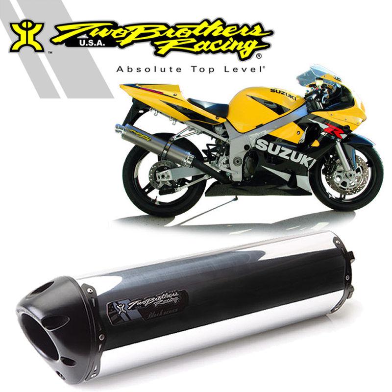 Two brothers bs m-2 aluminum flange-on exhaust 2001-2005 suzuki gsx-r600