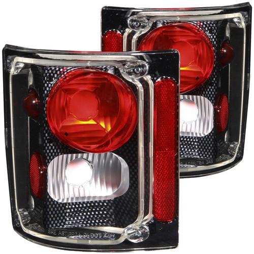 Anzo tail lights for 1973-87 gmc full size truck and blazer carbon style 211015