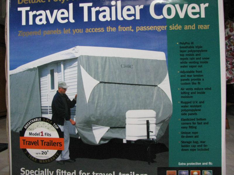 Travel trailer cover (fits up to 20ft.)