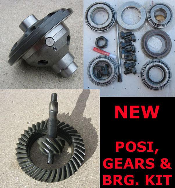 8" ford trac-lock posi - gear - bearing kit package - 3.55 ratio - 8 inch new