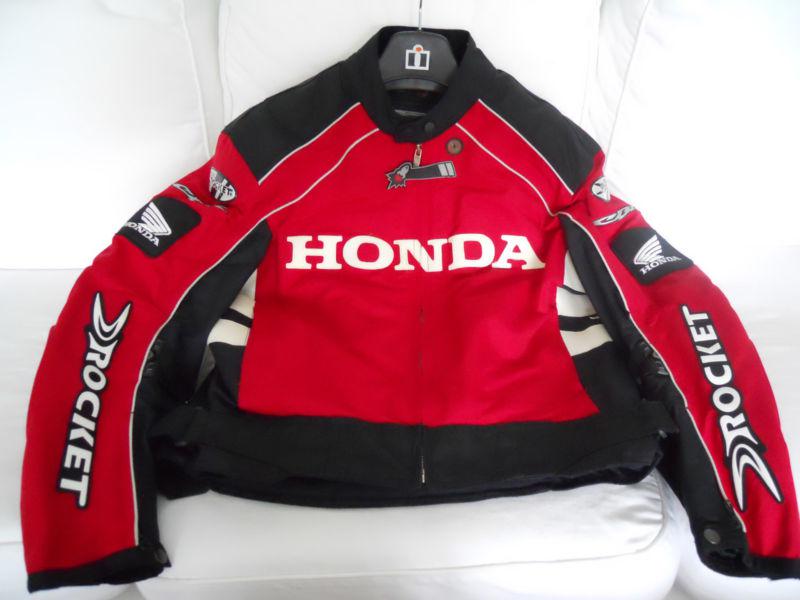 Joe rocket honda cbr mens motorcycle jacket size: large