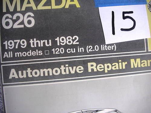 Haynes repair manual mazda 626 - 1979-1982