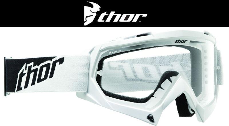 Thor youth enemy white dirt bike goggles motocross mx atv 2014