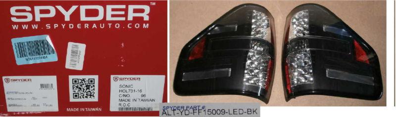 Spyder alt-yd-ff15009-led-bk tail lights 2009-2013 ford f150 & raptor