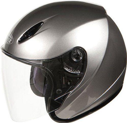 Gmax gm17 spc open face helmet titanium s/small