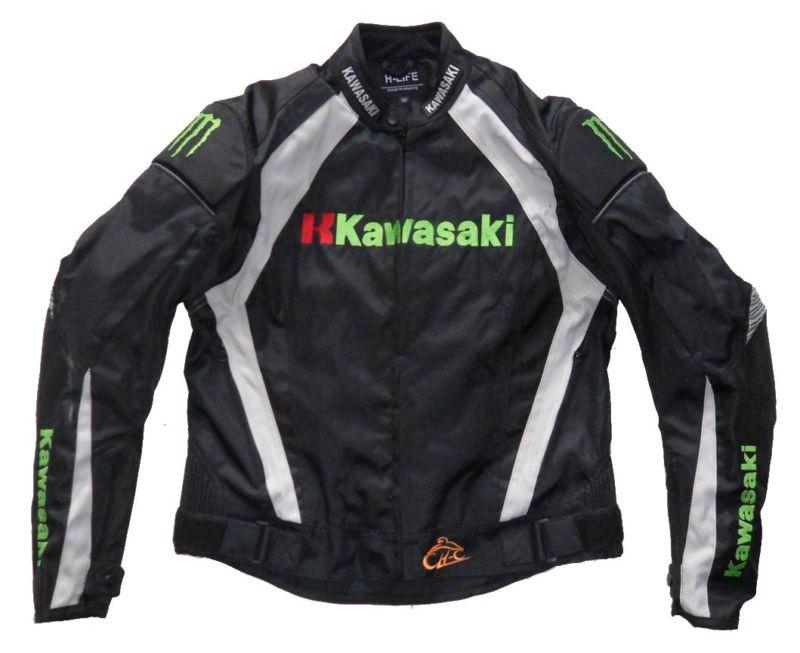 Brand new h-life kawasaki hj003 motorcycle jacket! black,red,blue! free shipping
