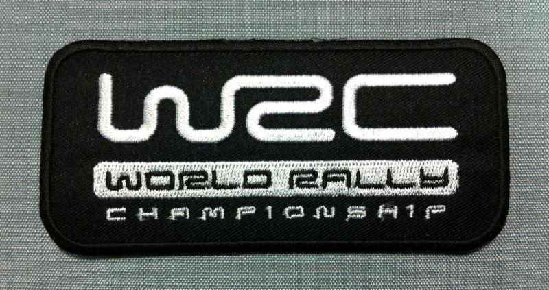 Wrc embroidered patch iron on badge car moto auto racing rally race championship