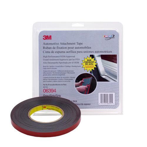 3m automotive attachment double sided adhesive tape 1/2" x 10 yd - 1 roll 6394