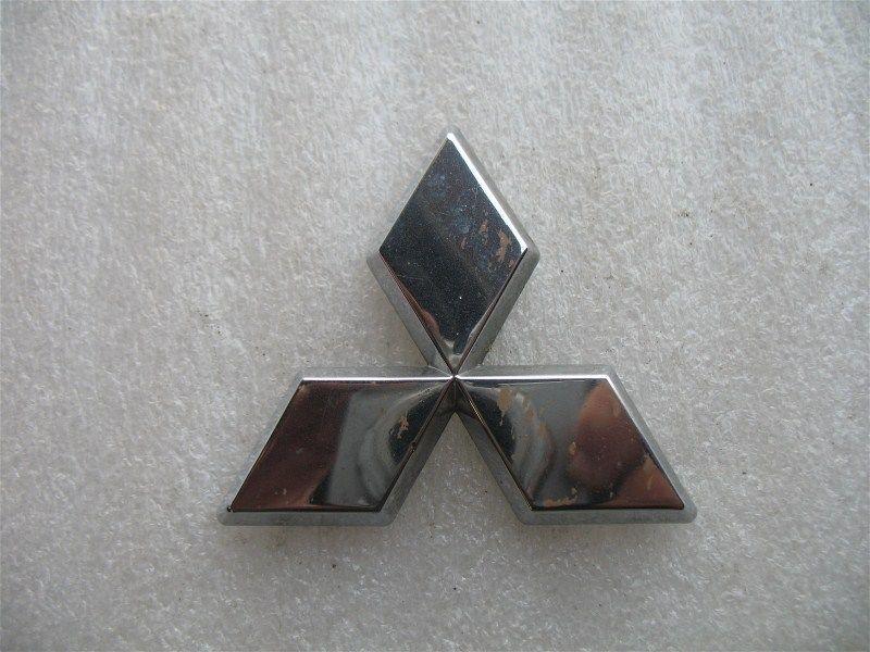 2002 mitsubishi diamante front rear chrome emblem logo decal 02 03 poor