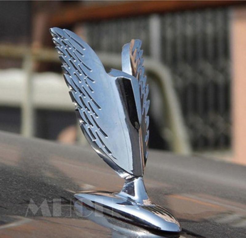 Universal eagle car wing front cover metal hood ornament bonnet emblems