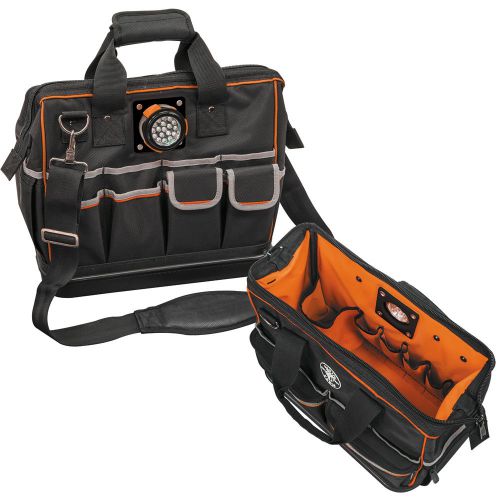 Klein tools tradesman pro organizer lighted tool bag -55431