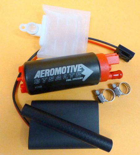Aeromotive 11142 340 lph stealth in tank electric fuel pump offset inlet