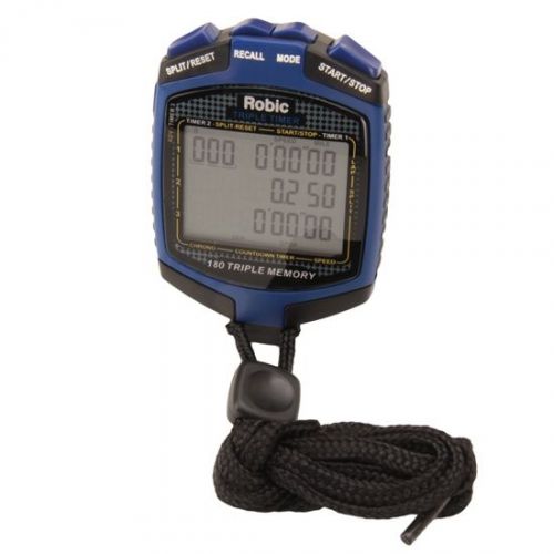 Robic sc-899 stop watch triple timer