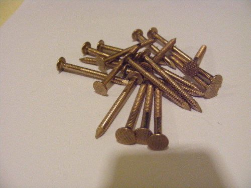 Silicon bronze boat nails.3.14mm x 65mm (11g x 2-1/2&#034;)  annular ringed  x 100