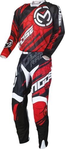 New moose racing sahara adult motocross/offroad pants, red/black, us-28