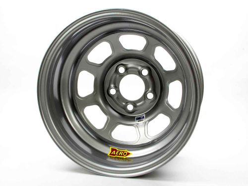 Aero race wheels 52-series 15x8 in 5x4.75 silver wheel p/n 52-084740