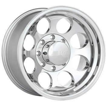 16x8 polished mickey thompson classic ii 8x6.5 -13 rims open country at ii