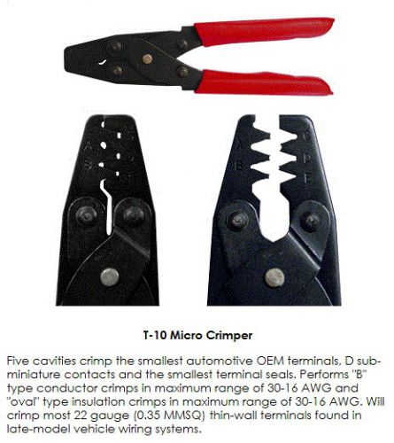 Micro-pack  crimp tool   delphi  30 ga. -16 ga.