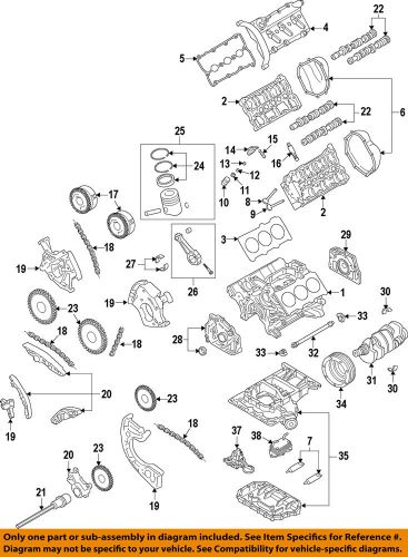 Audi oem 10-15 s5-engine crankshaft main bearing 06e105591abbla