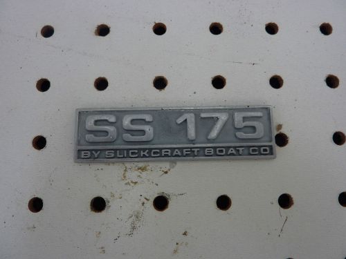 Slickcraft ss175, dash emblem