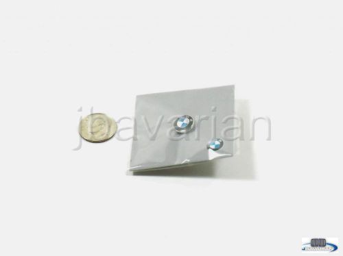 2 genuine bmw metal roundel badge 11mm pins