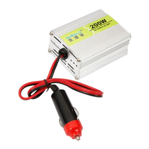 Car power supply charger adapter inverter converter usb dc 12v to ac 220v