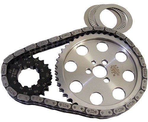 Small block chevy pro billet timing chain &amp; gears set sbc torrington bearing
