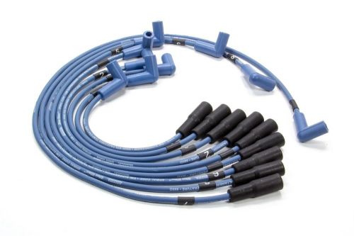 Moroso blue max spark plug wire set spiral core 8 mm blue gm lt-series p/n 72526