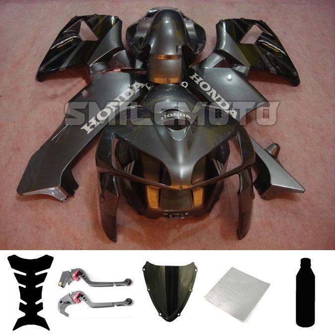 Bundle injection fairing windscreen levers for honda 2005 2006 cbr 600 rr f5 paw
