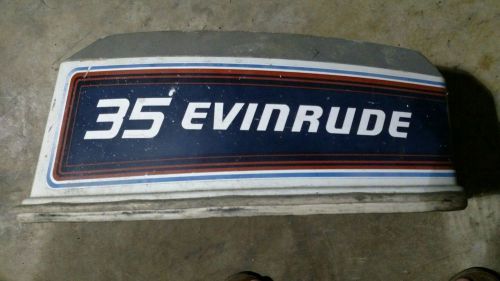 Evinrude 35 boat motor hood