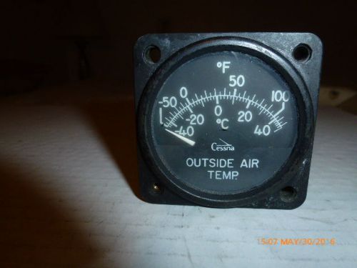 Garwin cessna cm2628-l1 outside air temperature indicator/oat gauge