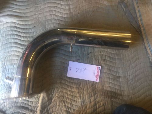 1 new old stock . gill exhaust pipe riser  . stainless 4&#034; model - ( 24&#034; long )