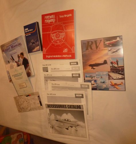 Small lot of airplane material (student handbook and magazines)