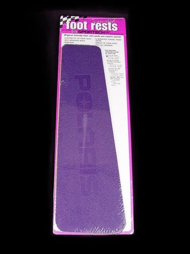 Vintage polaris indy1980s to 1998 running board non skid foot rests pads purple