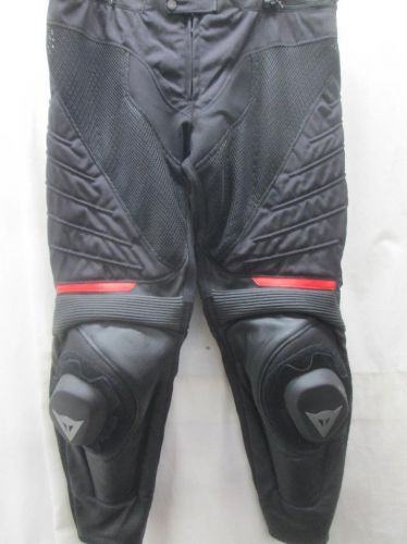 Dainese air frazer leather and textile motorcycle pants ita 48