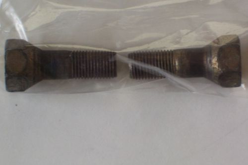 Fiat 124 2000 wheel lug nuts (2) two - excellent working condition - 1 3/4&#034;