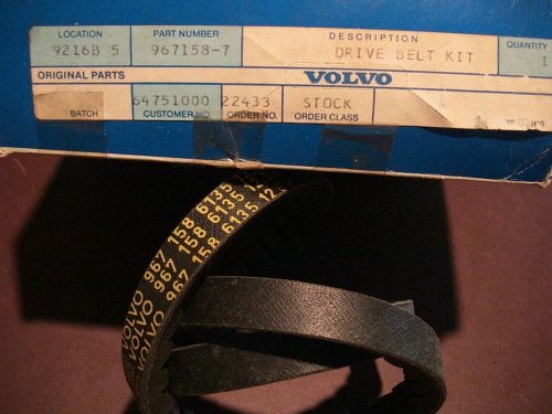 Volvo penta drive belt 967158 9671587 967158-7 genuine oe very fast shipping!!!!