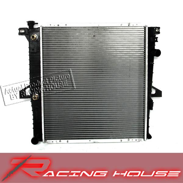 1998-2001 ford explorer 4.0l v6 ohv gas a/t automatic cooling radiator assembly