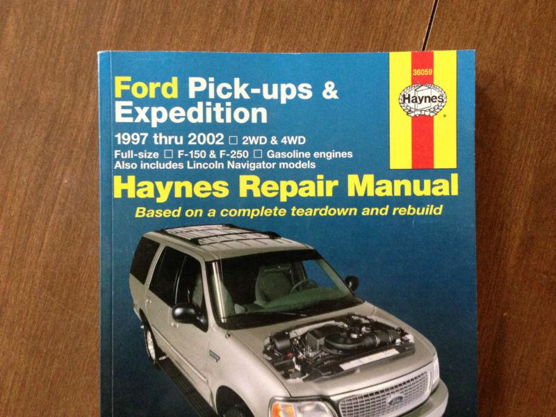Hanyes 1997-2002 ford pick-up & expedition repair manual 