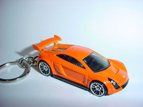 New 3d mastretta mxr custom keychain keyring key racing orange finish race fast