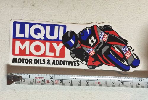 Authentic liqui moly motorbike decal sticker