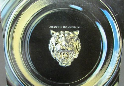 Original 1973 jaguar prestige dealer sales brochure v-12 nice rare