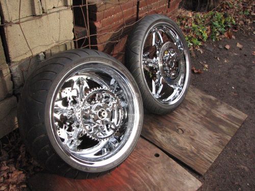Harley davidson custom wheels and tires, 300 series rear