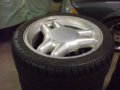 Mustang wheels 17 x 8 and michelin 245 x 40 x 17 tires