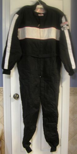 G-force one-piece racing suit, black, xxl, sfi 3.2a/5