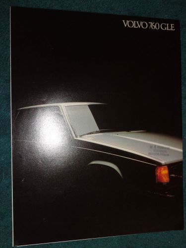 1983 volvo 760 gle sales brochure / original dealership item