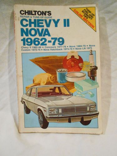 Chiltons chevy ii nova 1962-1979 manual