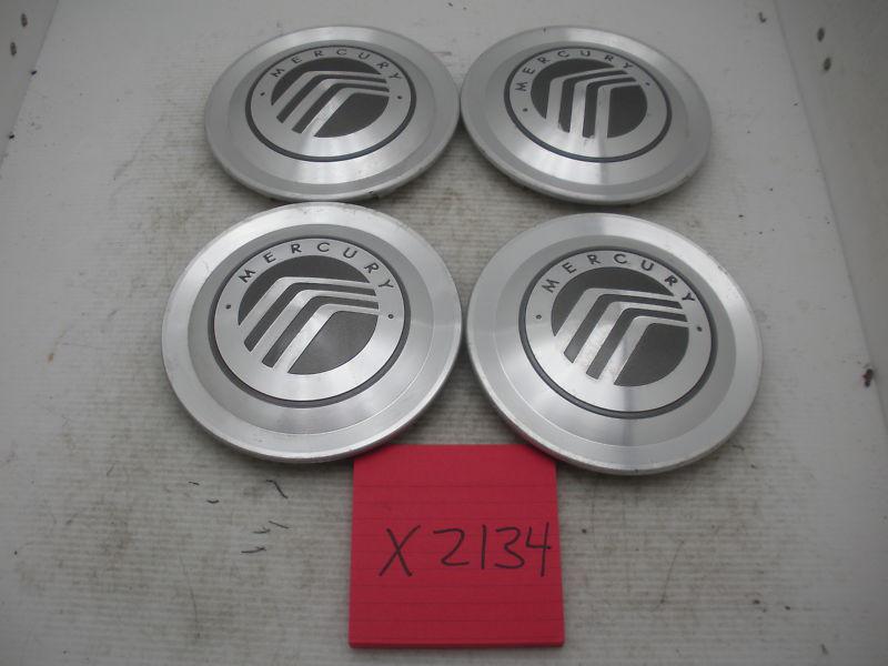 Set of 4 oem 02 03 04 05 06 07 mercury grand marquis center caps hubcaps