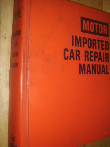 1972-1977 vw / jaguar / opel / datsun ++/ motors import car shop manual